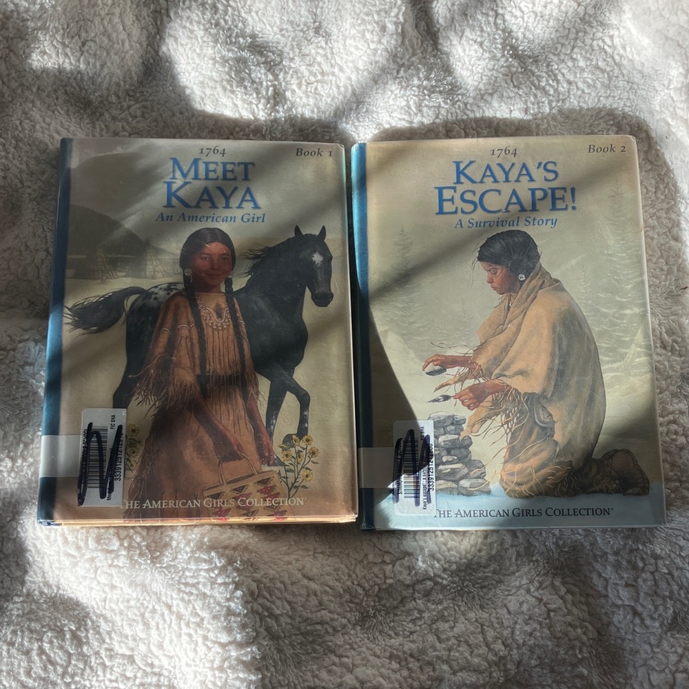 American Girl Meet Kaya Book with Blue and Brown Cover